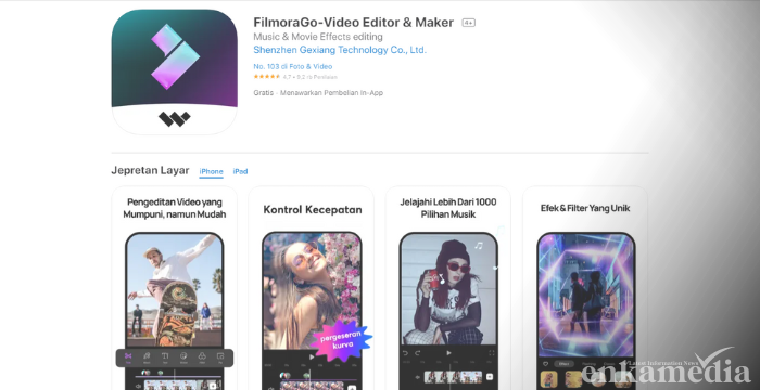 17 Aplikasi Edit Video iPhone Terbaik Tanpa Watermark
